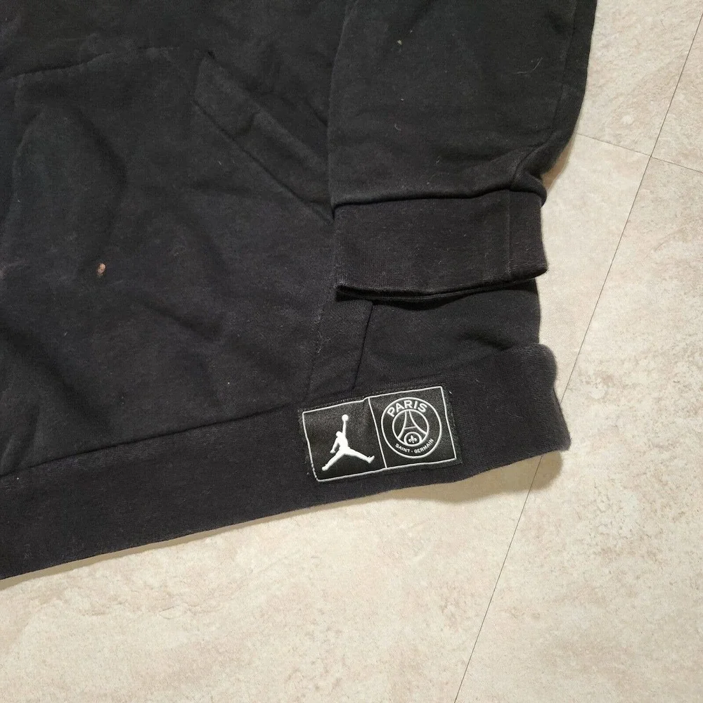 NIKE Air Jordan Paris Saint Germain Mens M Medium‎ STAINED Sweatshirt Hoodie